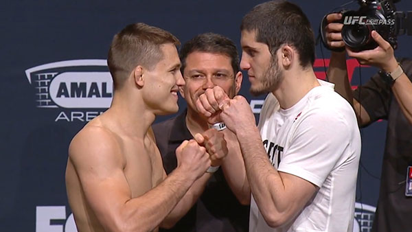 Drew Dober contre Islam Makhachev