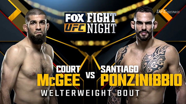 Court McGee contre Santiago Ponzinibbio