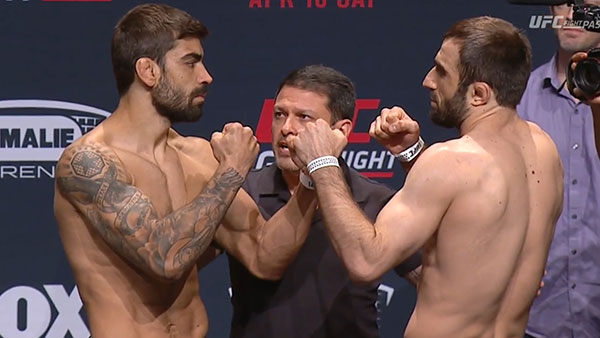 Elizeu Zaleski dos Santos contre Omari Akhmedov