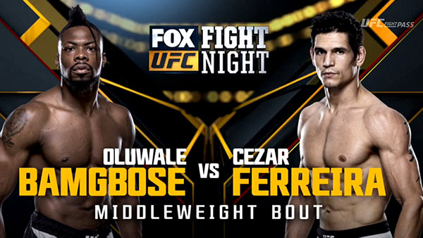 Cezar Ferreira contre Oluwale Bamgbose