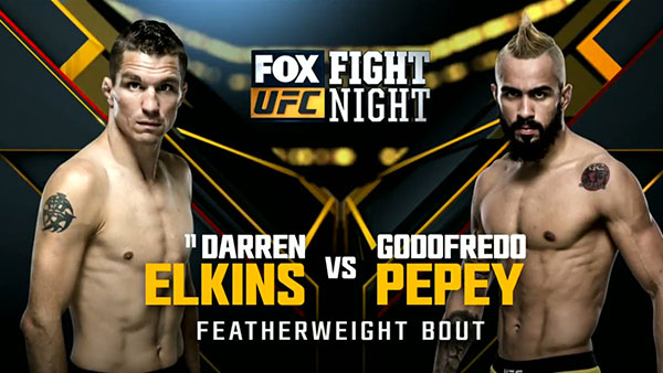 Darren Elkins contre Godofredo Castro