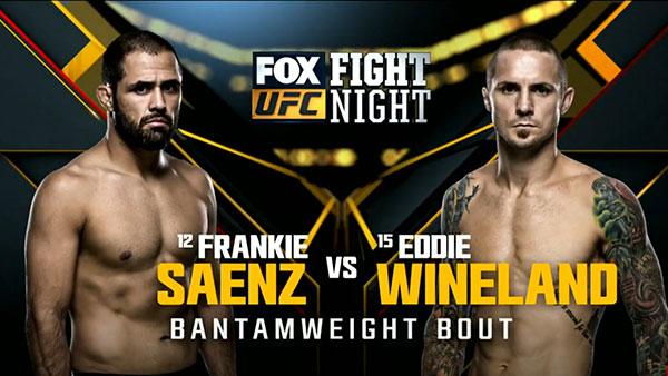 Frankie Saenz contre Eddie Wineland