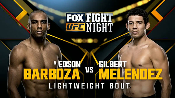 Edson Barboza contre Gilbert Melendez