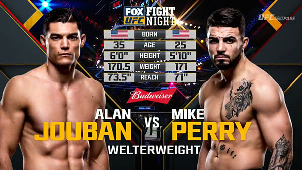 Alan Jouban contre Mike Perry