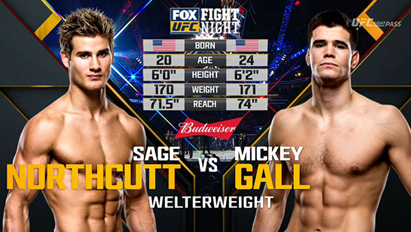 Sage Northcutt contre Mickey Gall