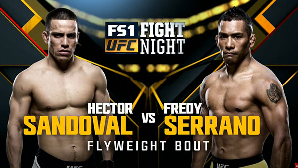 Hector Sandoval contre Freddy Serrano