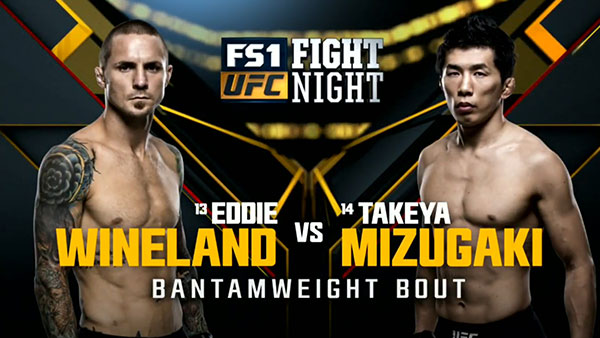 Eddie Wineland contre Takeya Mizugaki