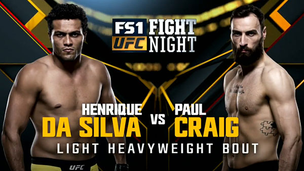 Luiz Henrique da Silva contre Paul Craig