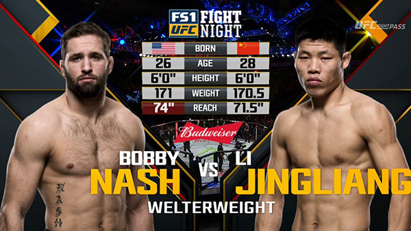 Bobby Nash contre Jingliang Li