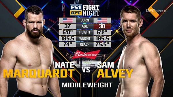 Nate Marquardt contre Sam Alvey