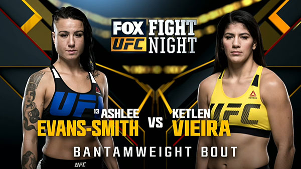 Ashlee Evans-Smith contre Ketlen Vieira