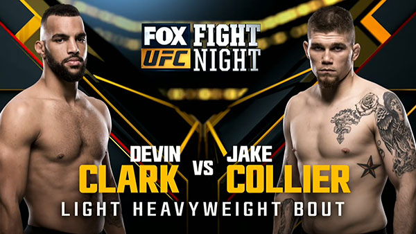 Devin Clark contre Jake Collier