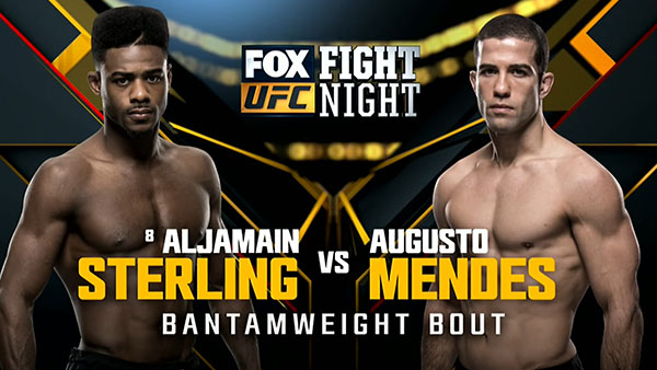 Aljamain Sterling contre Augusto Mendes