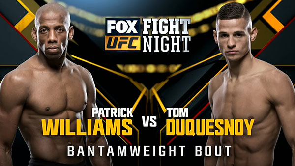 Patrick Williams contre Tom Duquesnoy