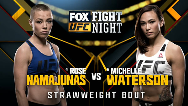 Rose Namajunas contre Michelle Waterson