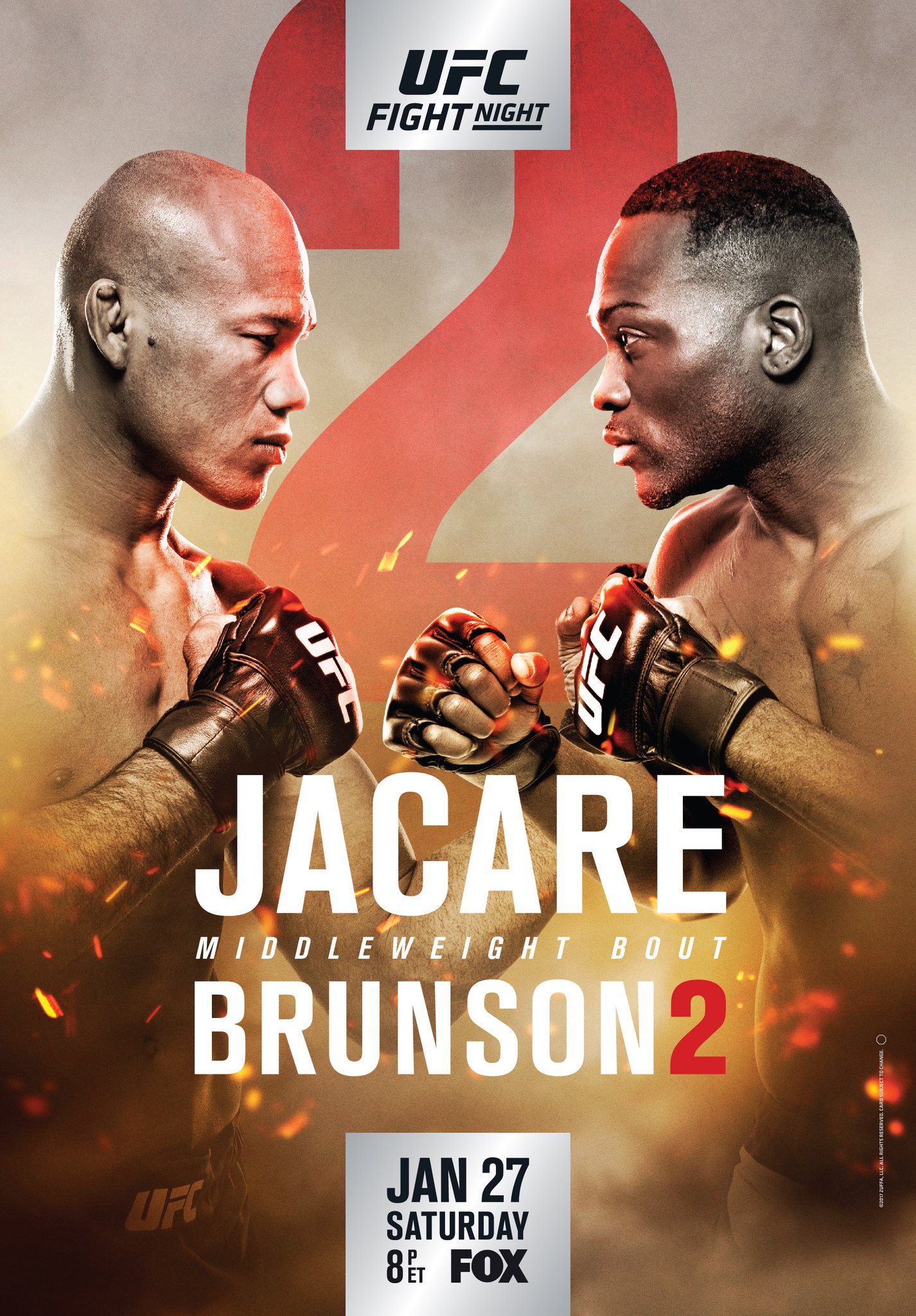 Poster/affiche UFC on Fox 27 - Charlotte