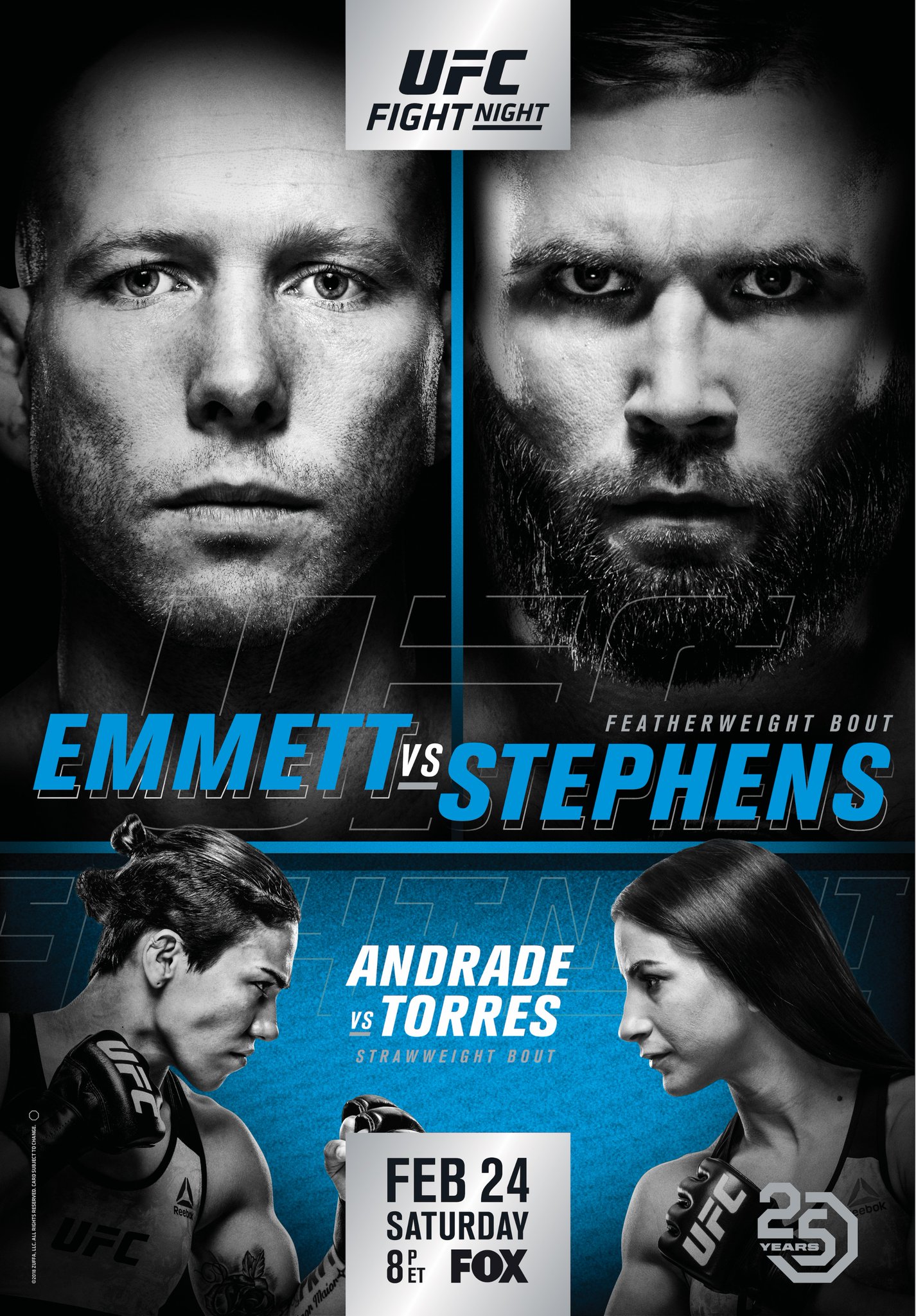 Poster/affiche UFC on Fox 28 - Orlando