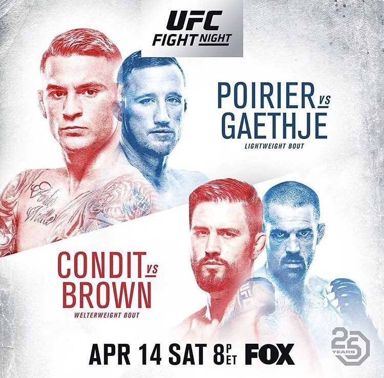 Poster/affiche UFC on Fox 29 - Glendale