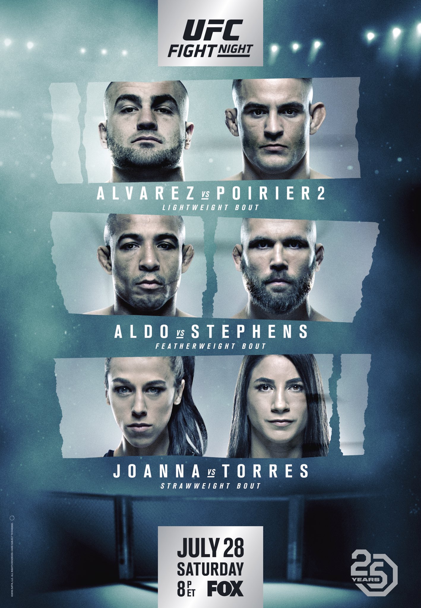 Poster/affiche UFC on Fox 30 - Calgary