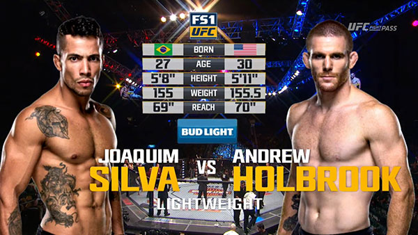 Joaquim Silva contre Andrew Holbrook