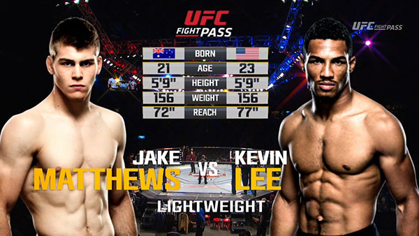 Jake Matthews contre Kevin Lee