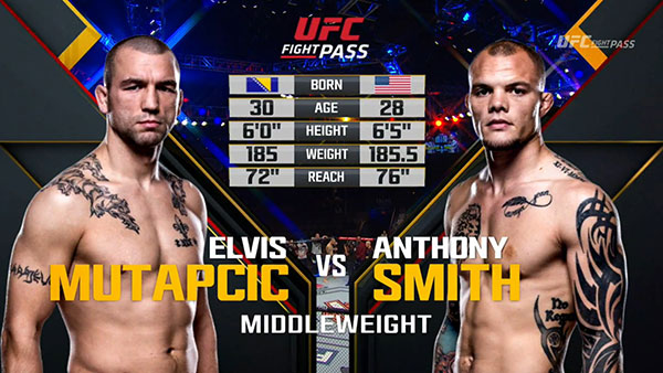 Elvis Mutapcic contre Anthony Smith