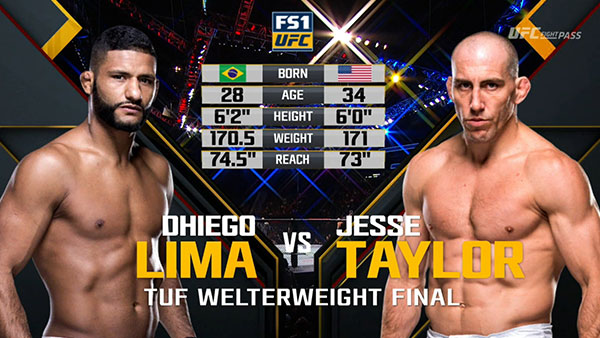 Dhiego Lima contre Jesse Taylor