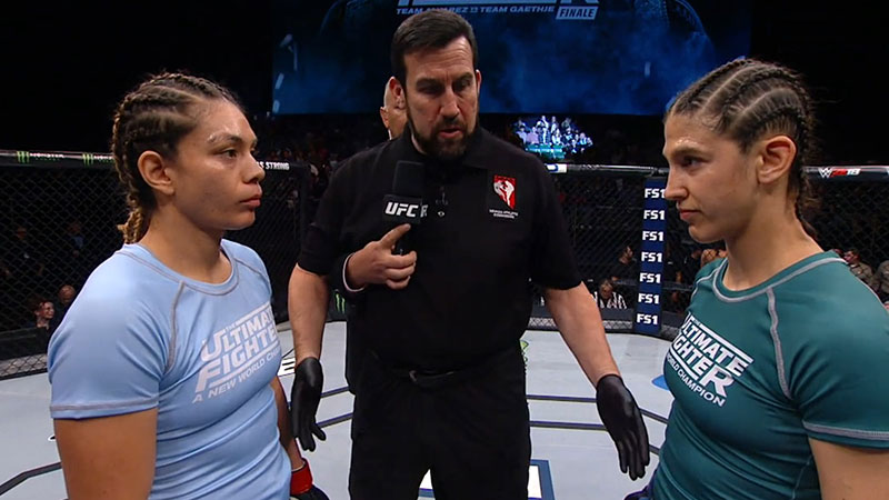 TUF26 - Nicco Montano contre Roxanne Modafferi