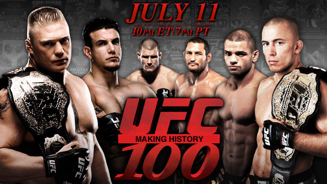 Poster/affiche UFC 100