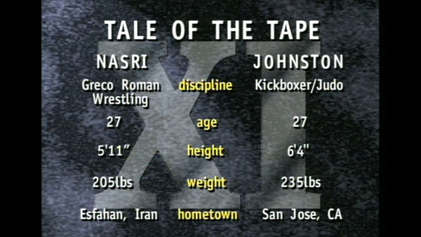 Brian Johnston contre Reza Nasri