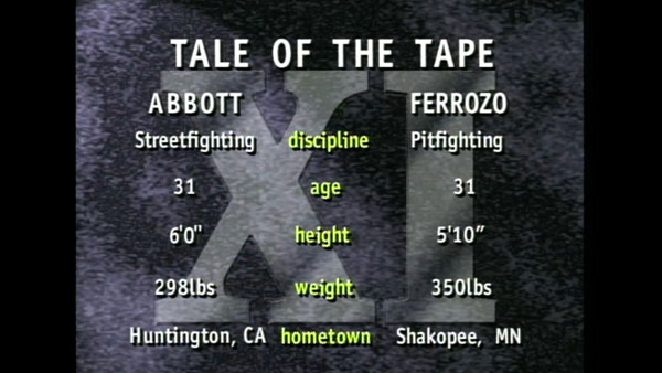 Scott Ferrozzo contre David Abbott