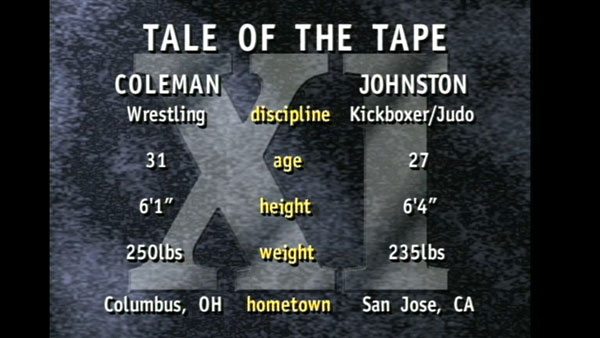 Mark Coleman contre Brian Johnston