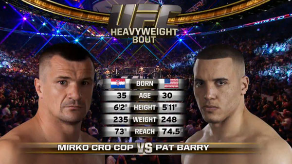 Mirko Filipovic contre Pat Barry