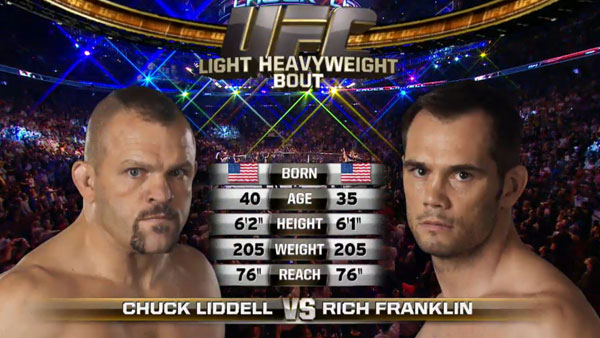 Chuck Liddell contre Rich Franklin