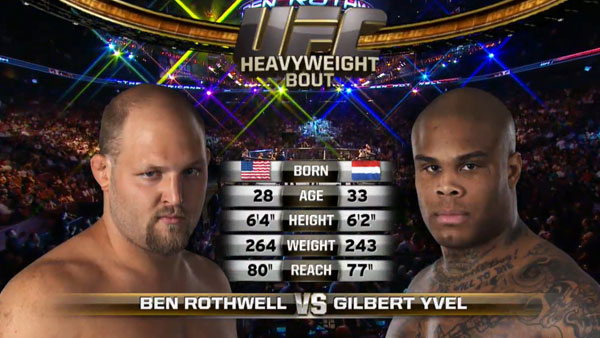 Ben Rothwell contre Gilbert Yvel