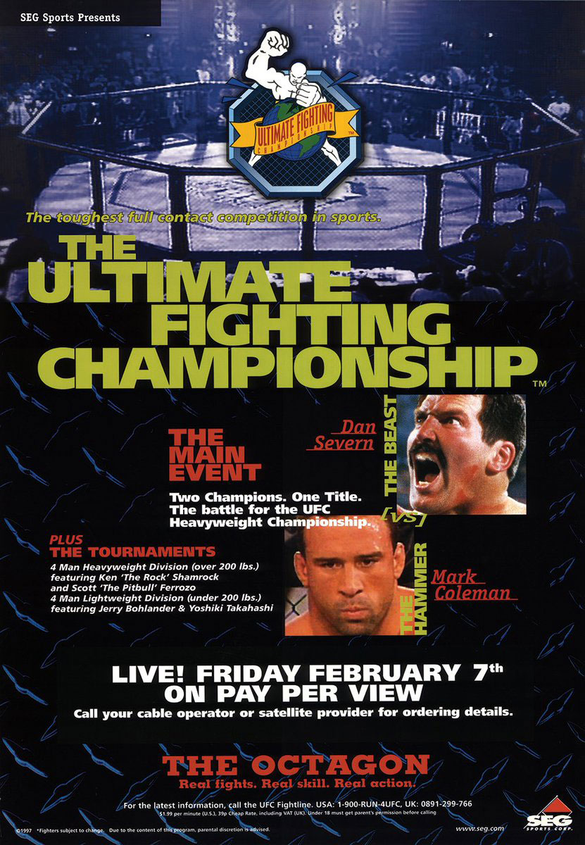 Poster/affiche UFC 12