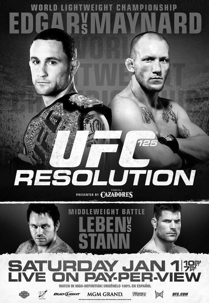 Poster/affiche UFC 125