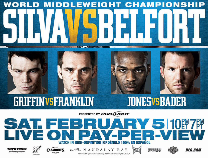 Poster/affiche UFC 126