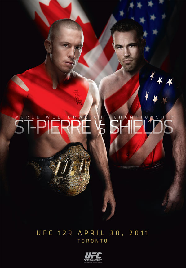 Poster/affiche UFC 129