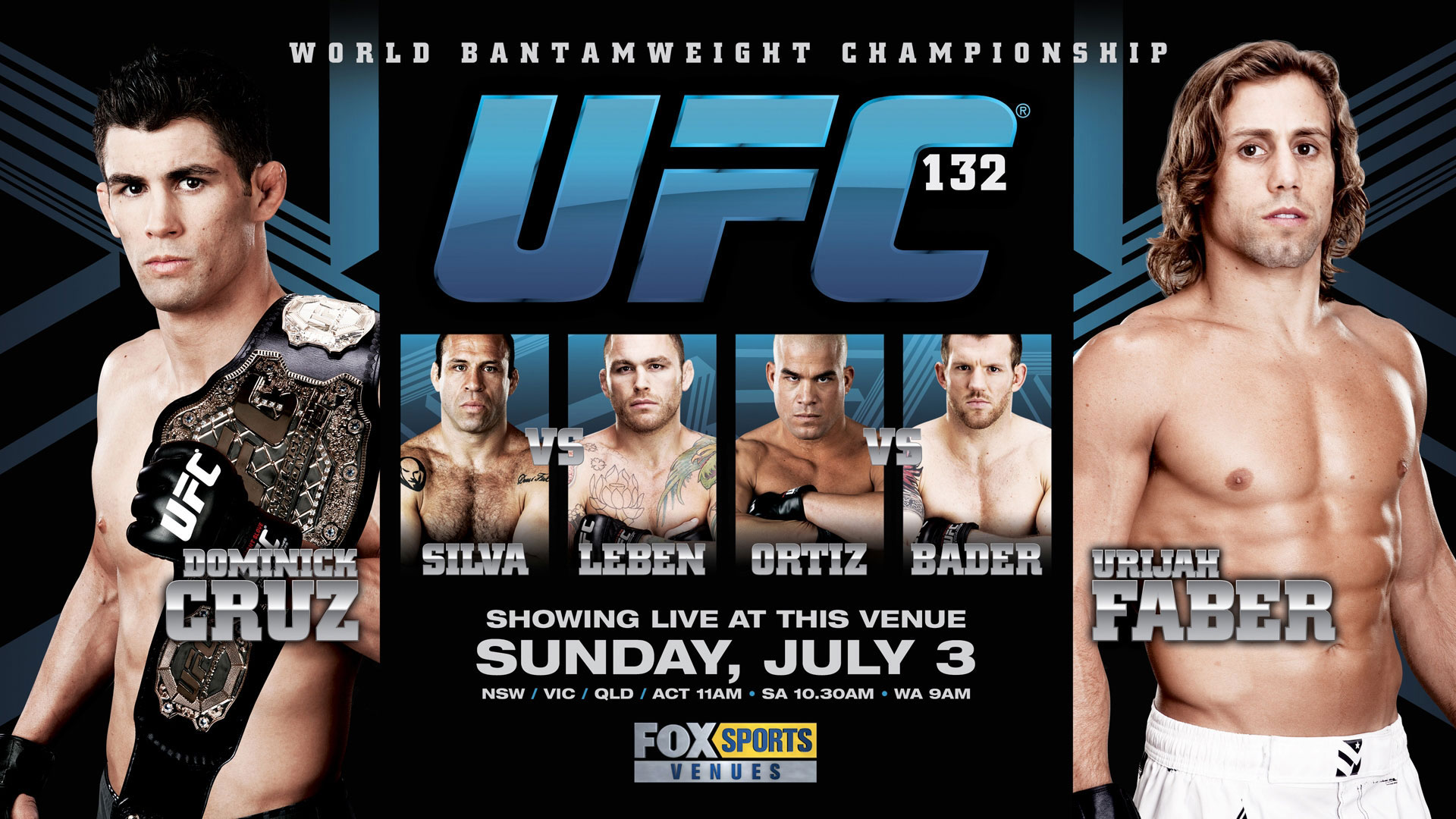 Poster/affiche UFC 132