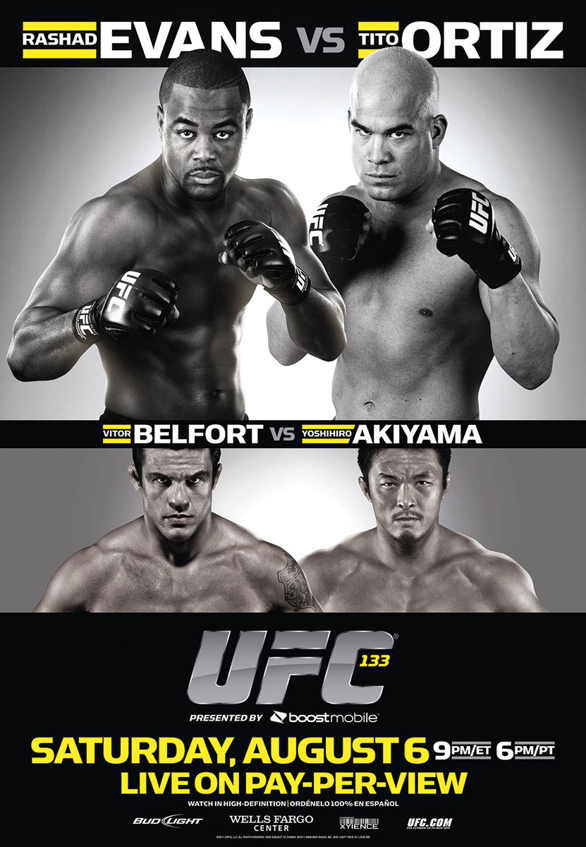 Poster/affiche UFC 133