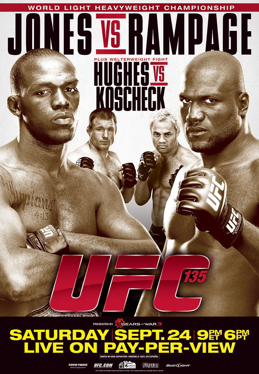 Poster/affiche UFC 135