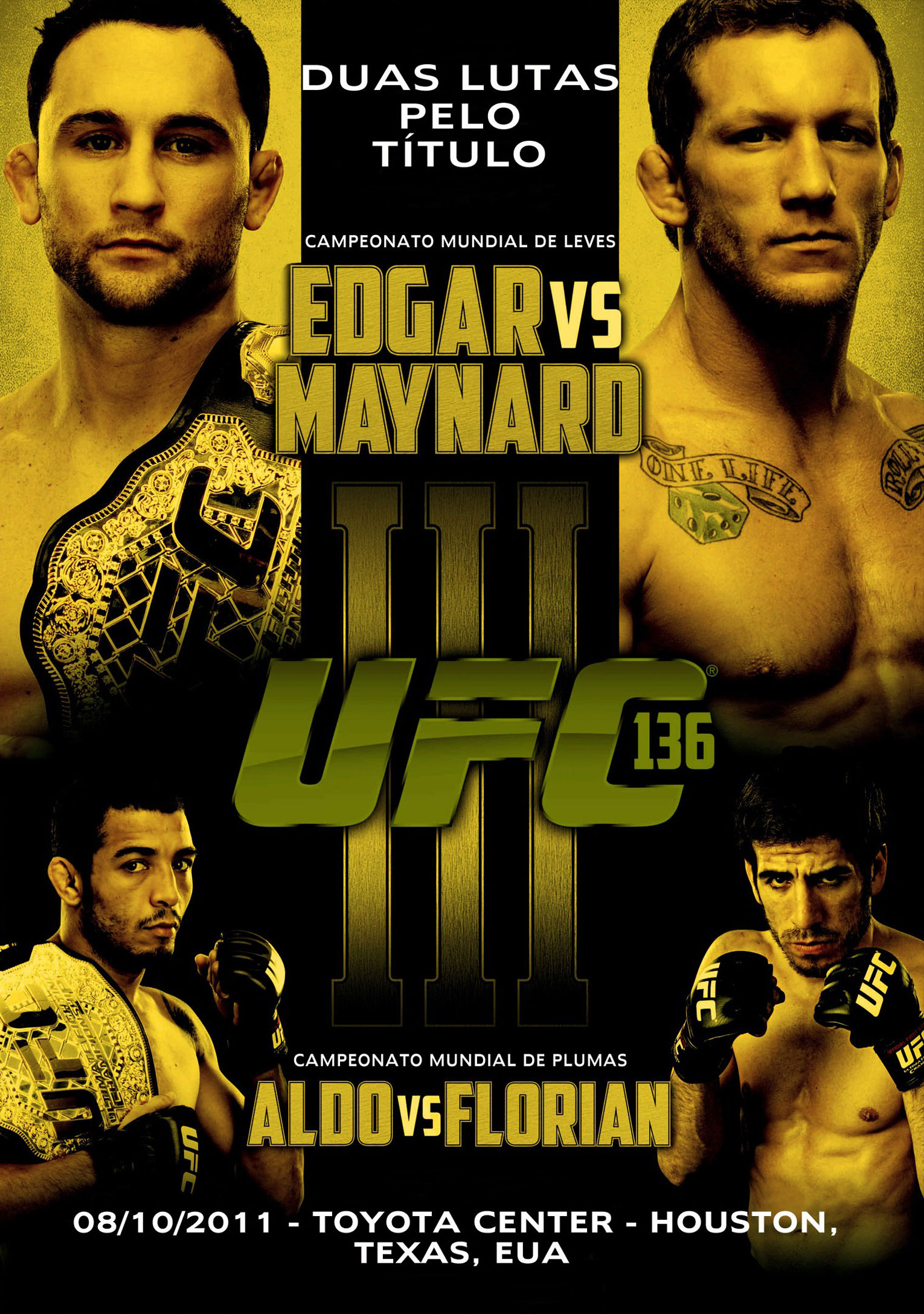 Poster/affiche UFC 136