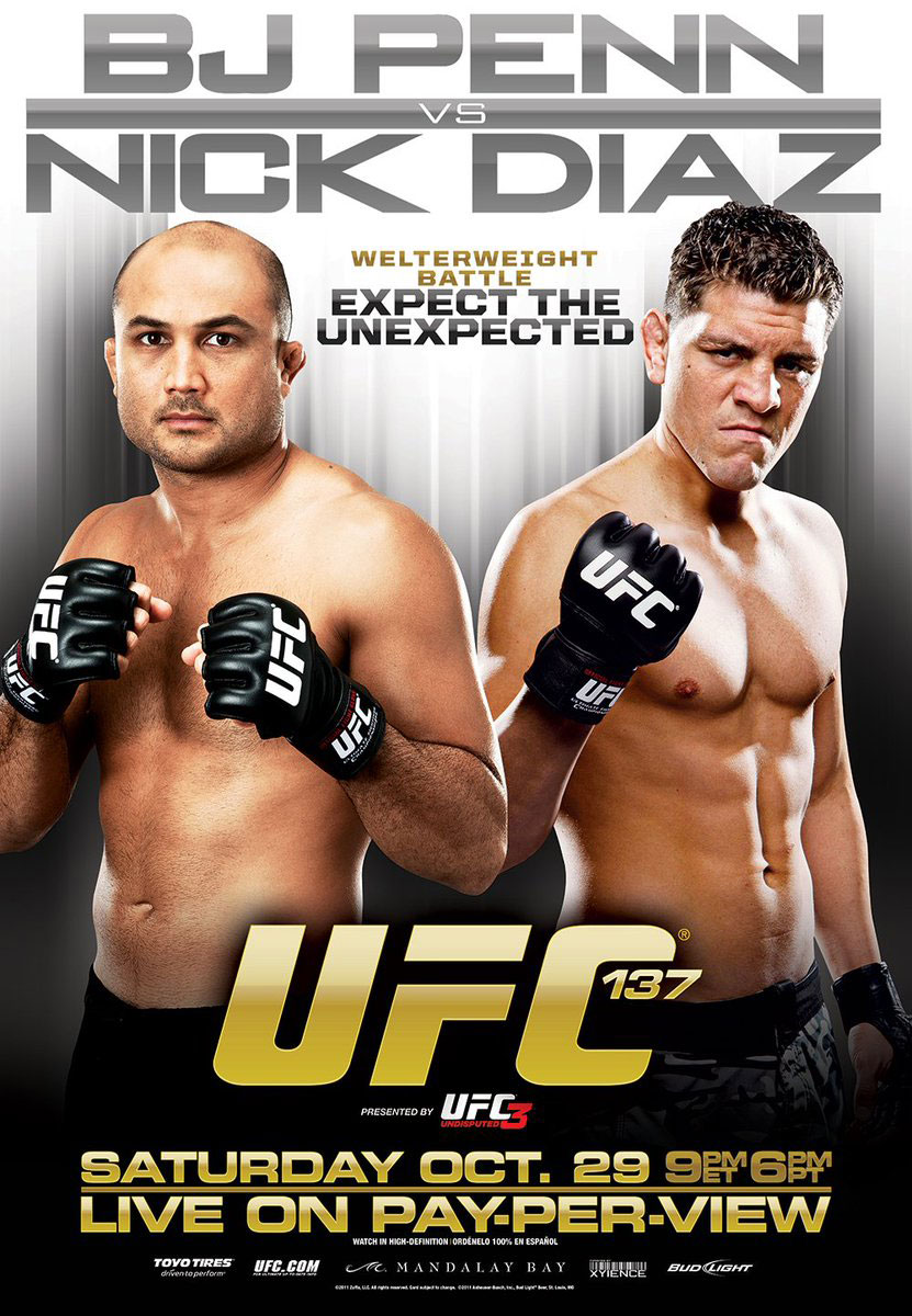 Poster/affiche UFC 137