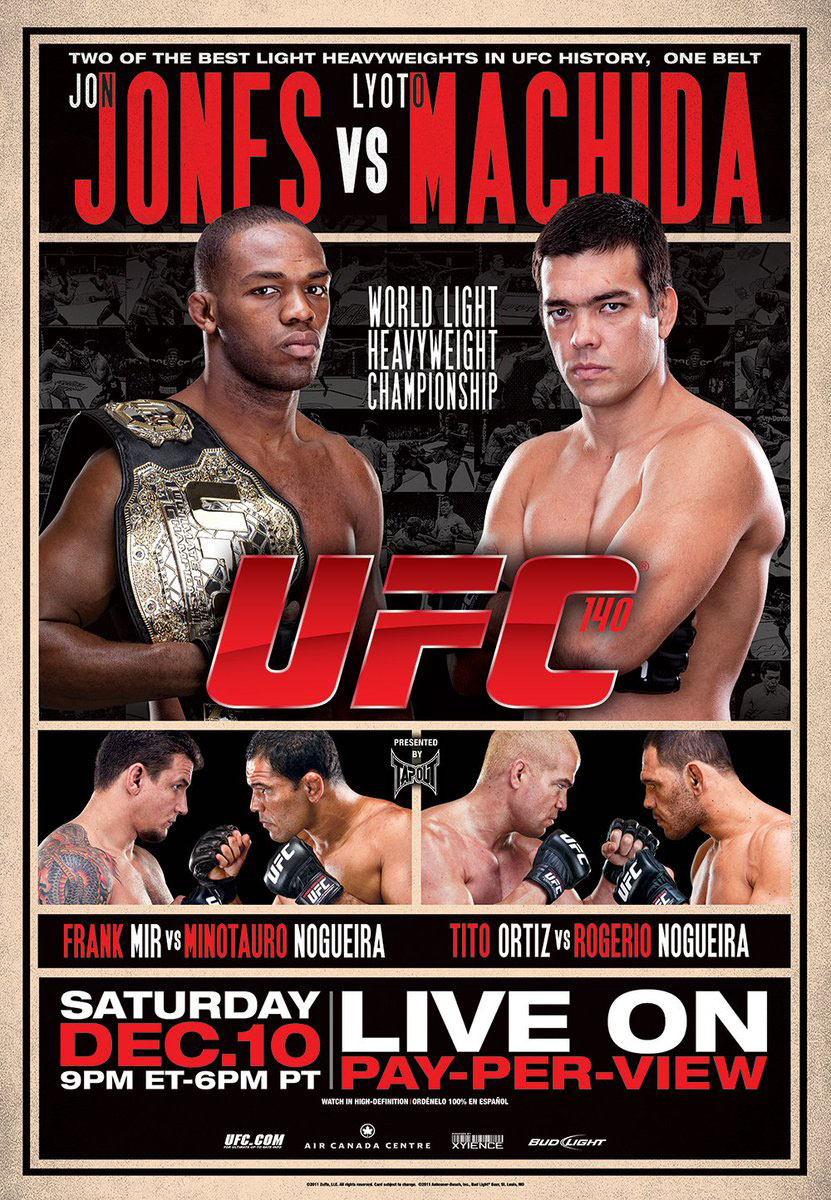 Poster/affiche UFC 140
