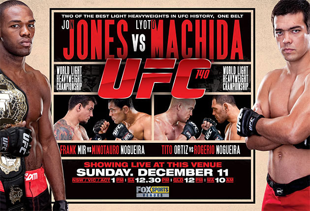 Poster/affiche UFC 140