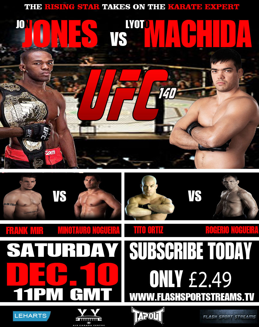 Poster/affiche UFC 140