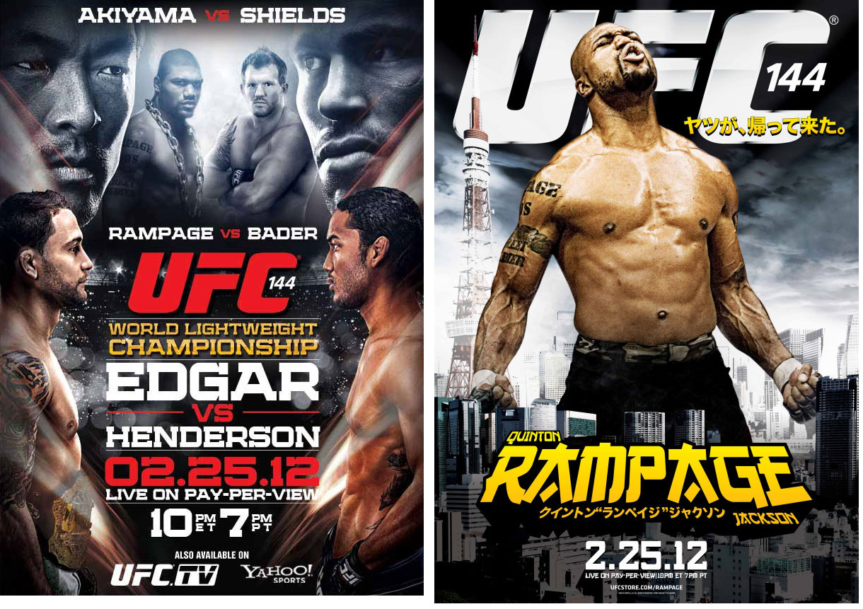 Poster/affiche UFC 144