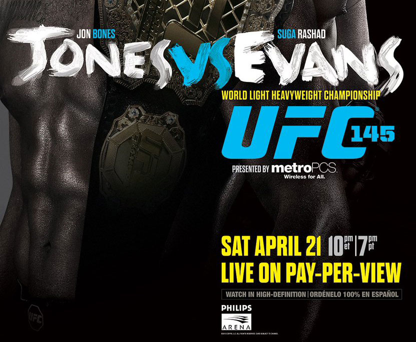 Poster/affiche UFC 145