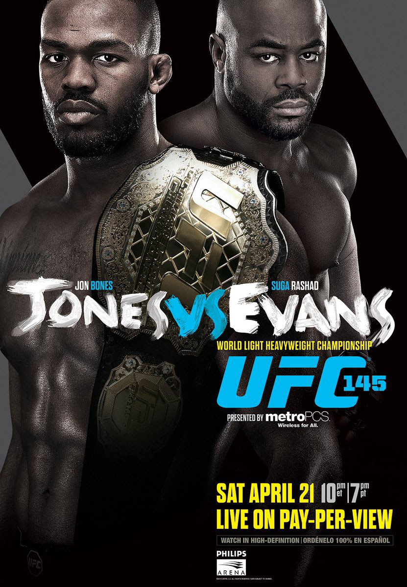 Poster/affiche UFC 145
